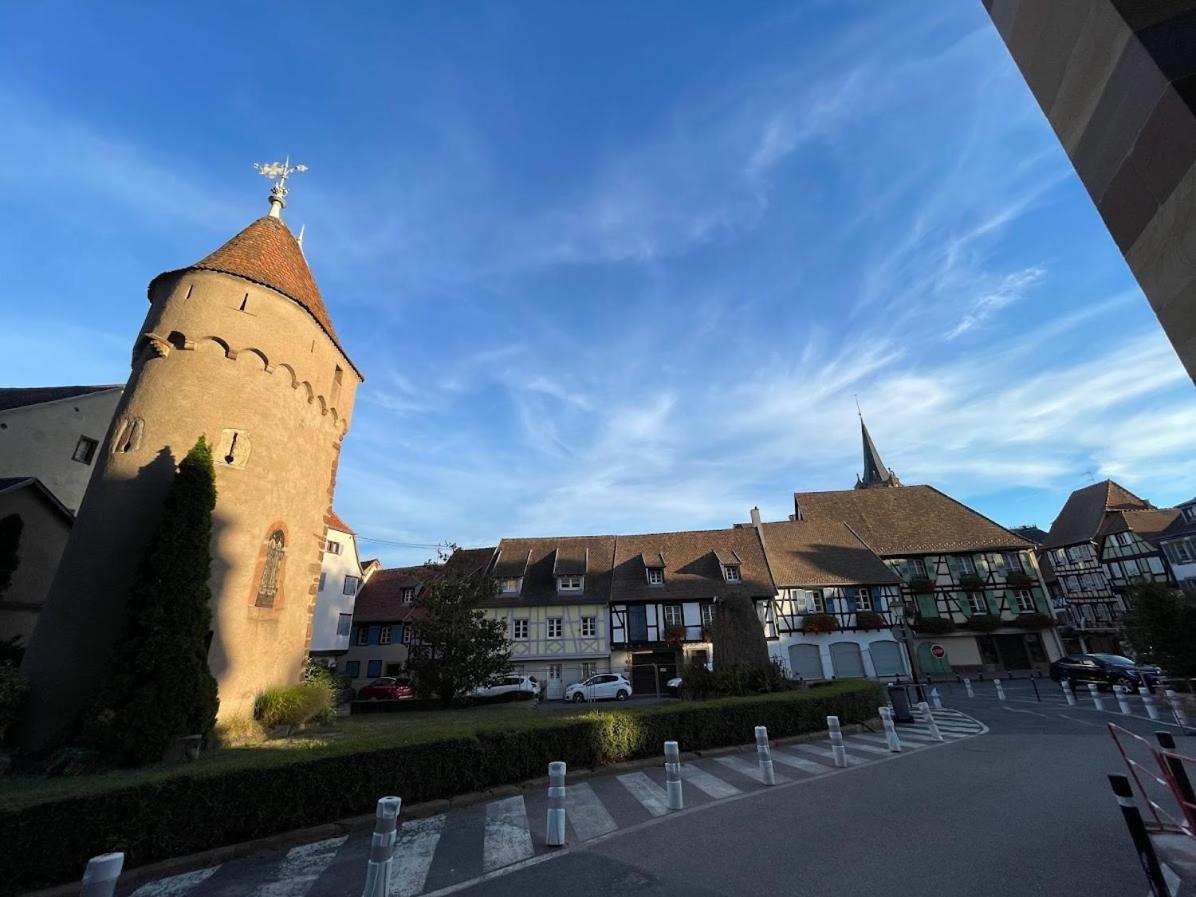 Ferienwohnung Le Beffroi Obernai Exterior foto