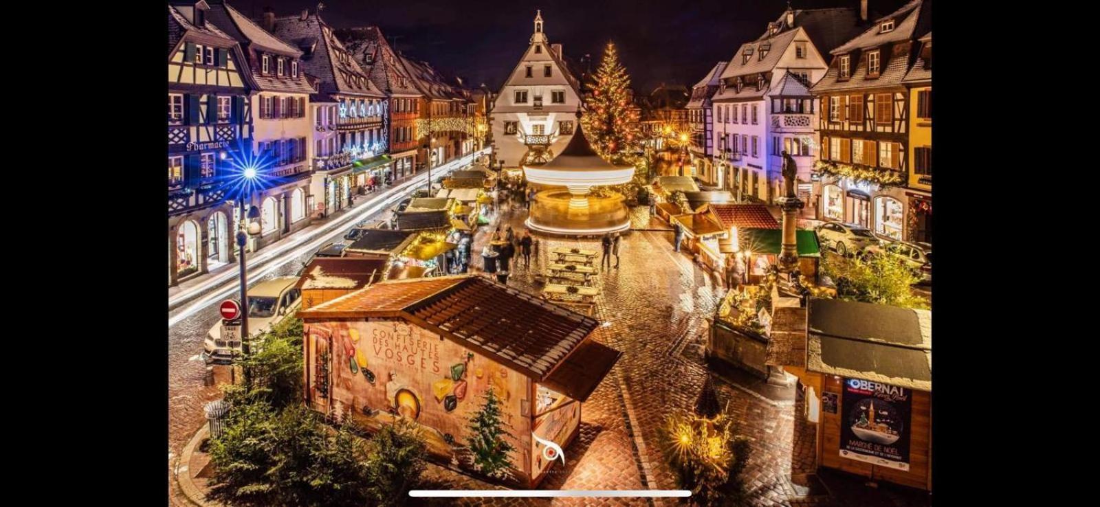 Ferienwohnung Le Beffroi Obernai Exterior foto