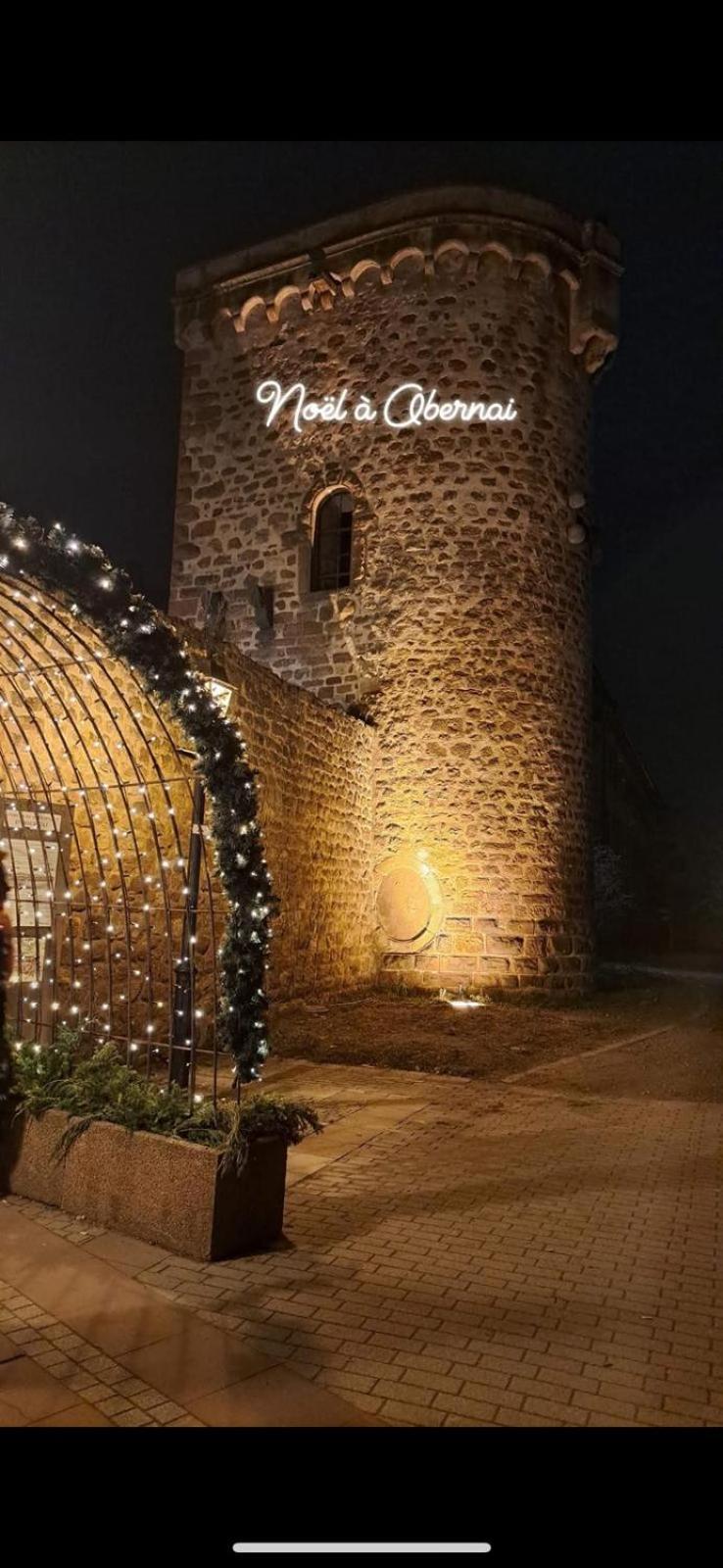Ferienwohnung Le Beffroi Obernai Exterior foto